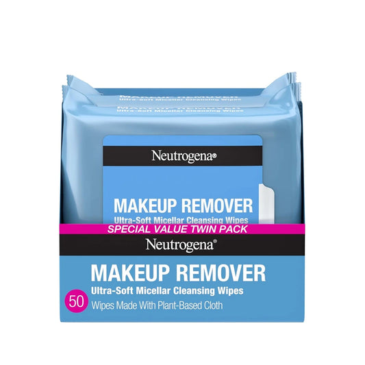 Neutrogena Micellar Makeup Remover Wipes Twin Pack
