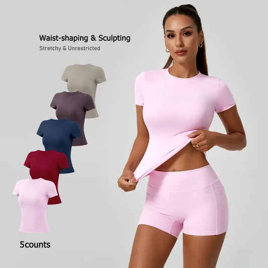 TimeOFF 5-Piece Sports Tee Set